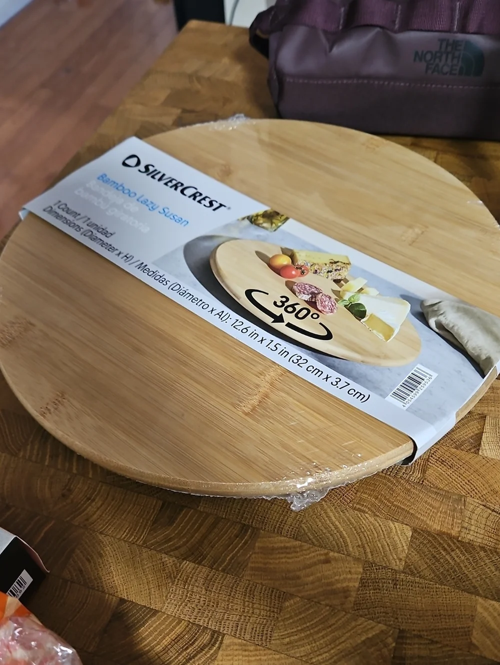 SilverCrest Bamboo Lazy Susan Living And Dining Room Decor